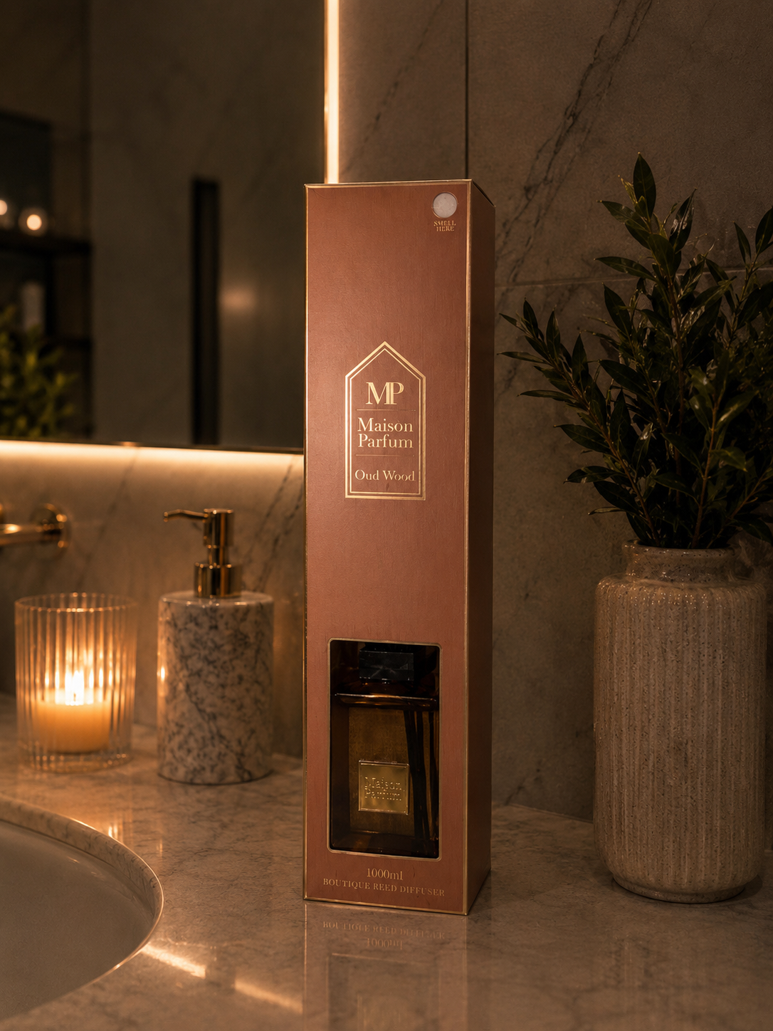Oud Wood 1000ml Luxury Diffuser