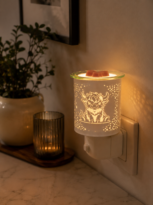 Highland Cow Plug-In Wax Melt Burner